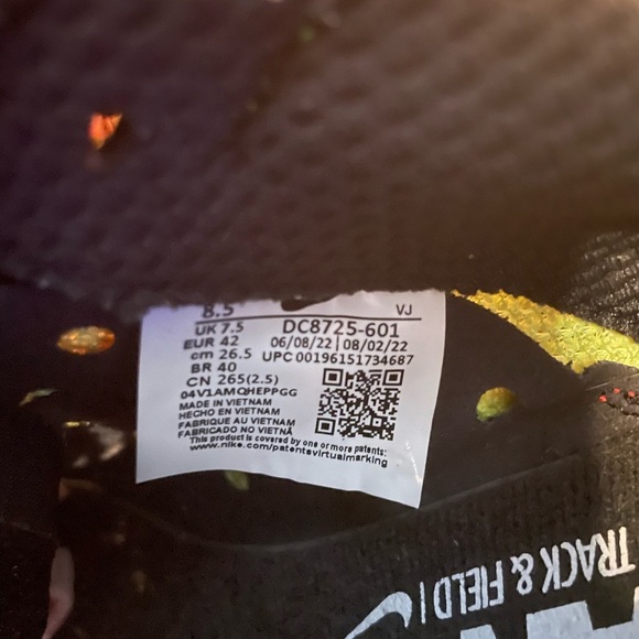 Nike zoom rival distance track shoes size 8.5 - Picture 4 of 4